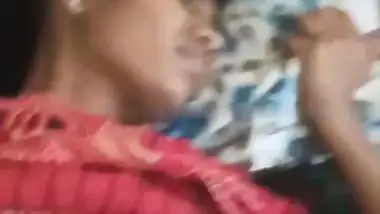 Young 18-year-old girl moans because of hard sex