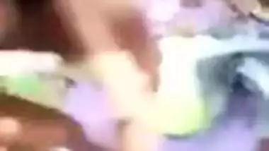 Desi Girl outdoor exposed and BJ