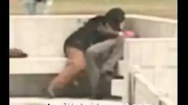 Desi couple in public place