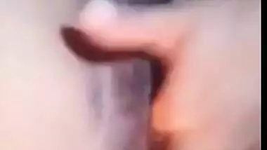 Desi maid Fingering selfie video