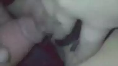 Daddy dips just the tip in my cheating native pussy