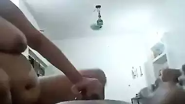 Big boob desi aunty sex MMS with her servant